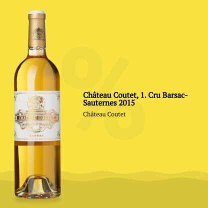 Château Coutet, 1. Cru Barsac-Sauternes 2015