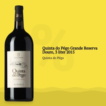 Quinta do Pégo Grande Reserva Douro, 3 liter 2015