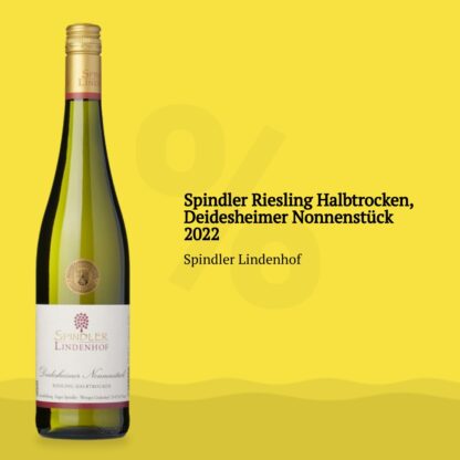 Spindler Riesling Halbtrocken, Deidesheimer Nonnenstück 2022