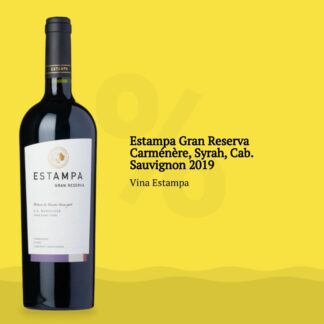 Estampa Gran Reserva Carménère, Syrah, Cab. Sauvignon 2019