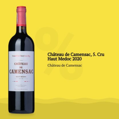 Château de Camensac, 5. Cru Haut Medoc 2020