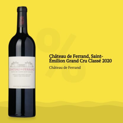 Château de Ferrand, Saint-Émilion Grand Cru Classé 2020