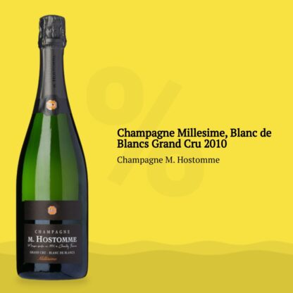 Champagne Millesime, Blanc de Blancs Grand Cru 2010